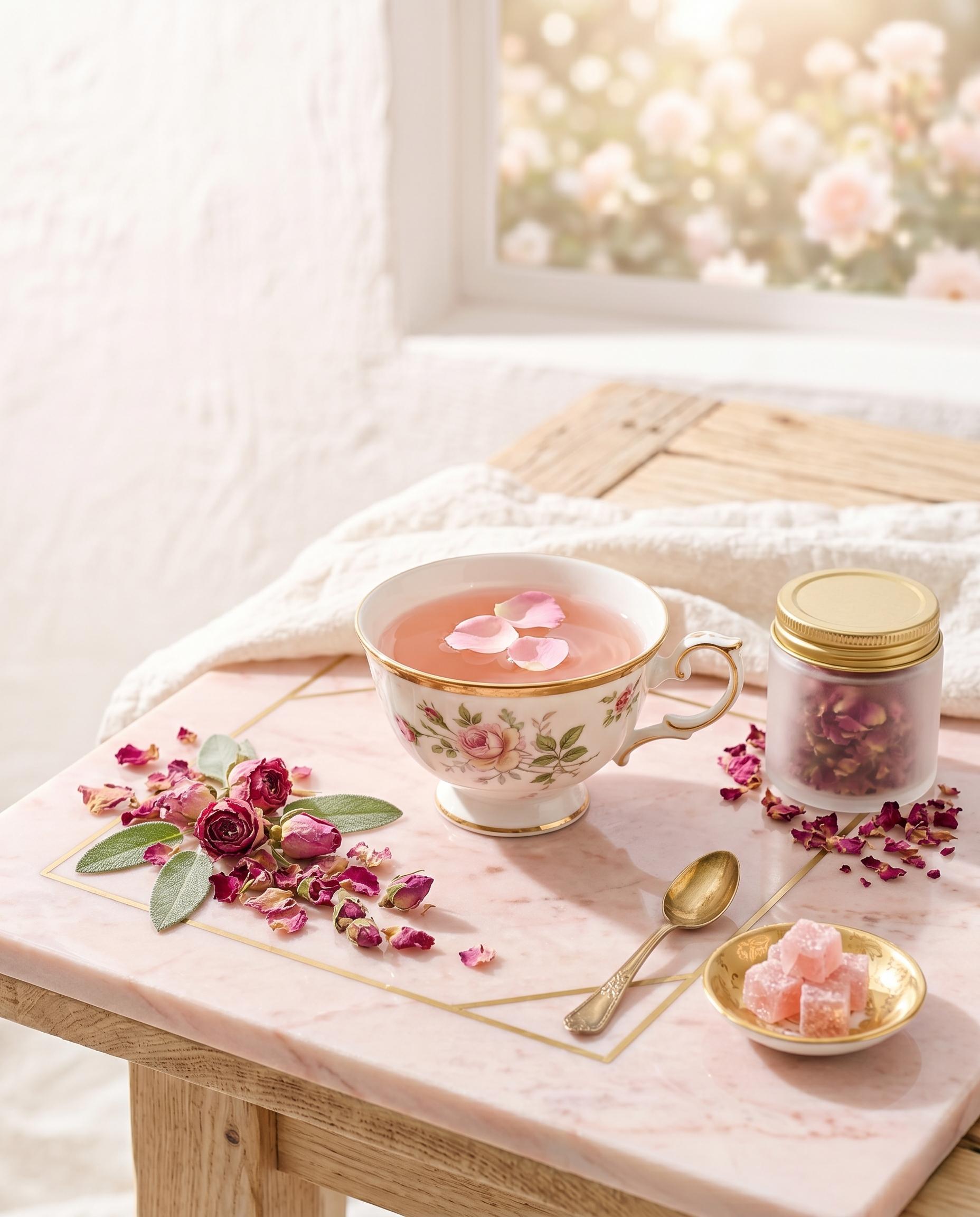 Le secret des infusions : la rose