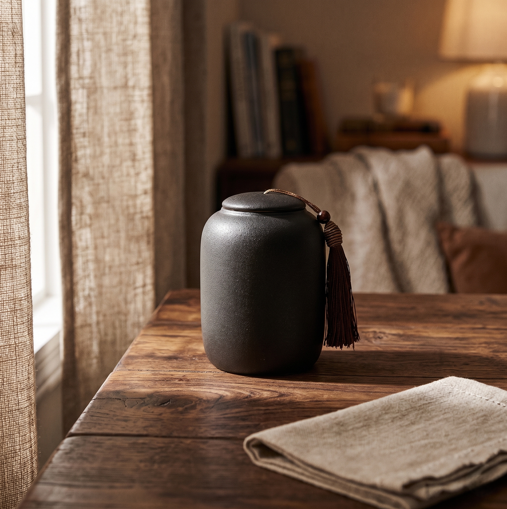 Boite a thé traditionnelle format moyen 