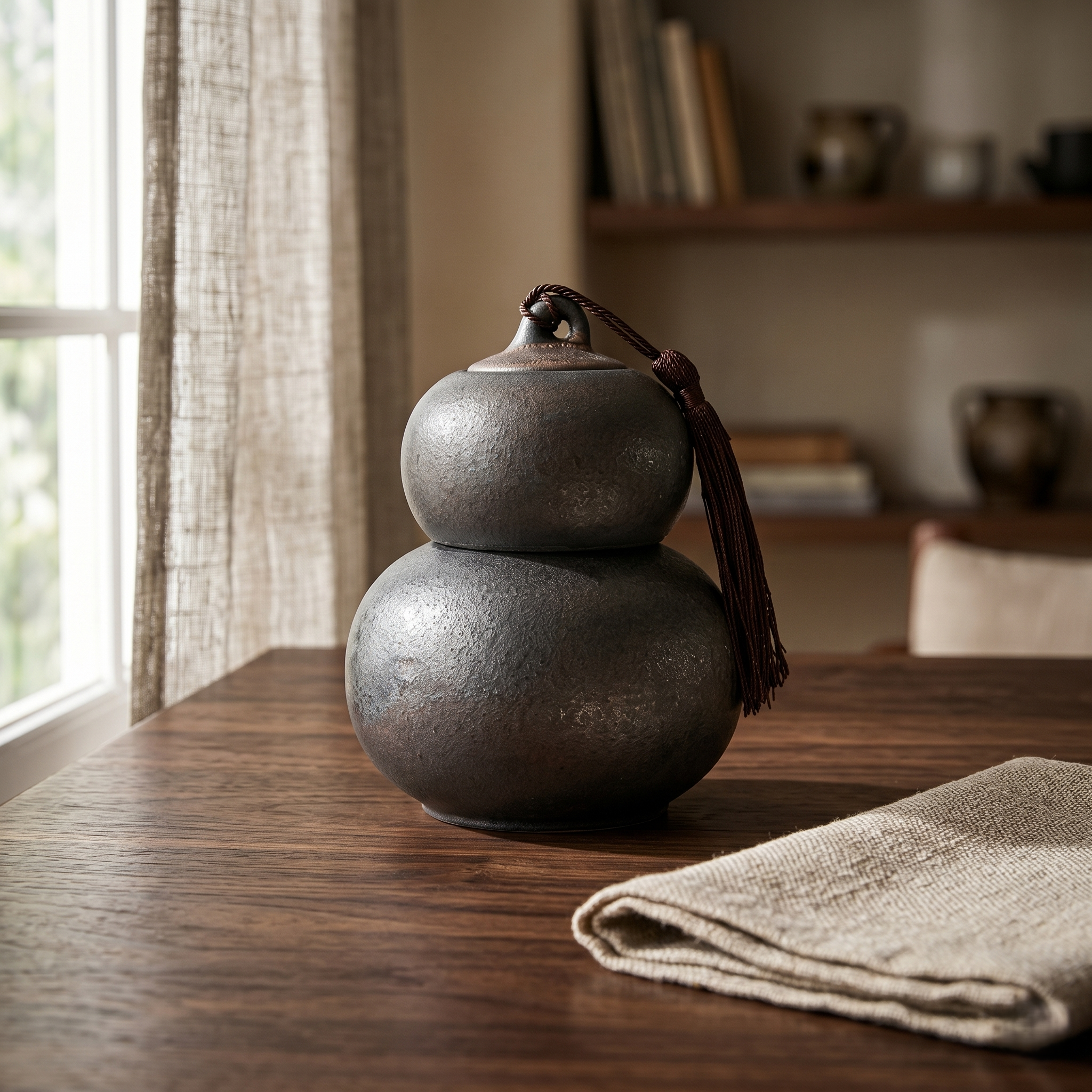 Boite a the traditionnelle inspiration Asiatique