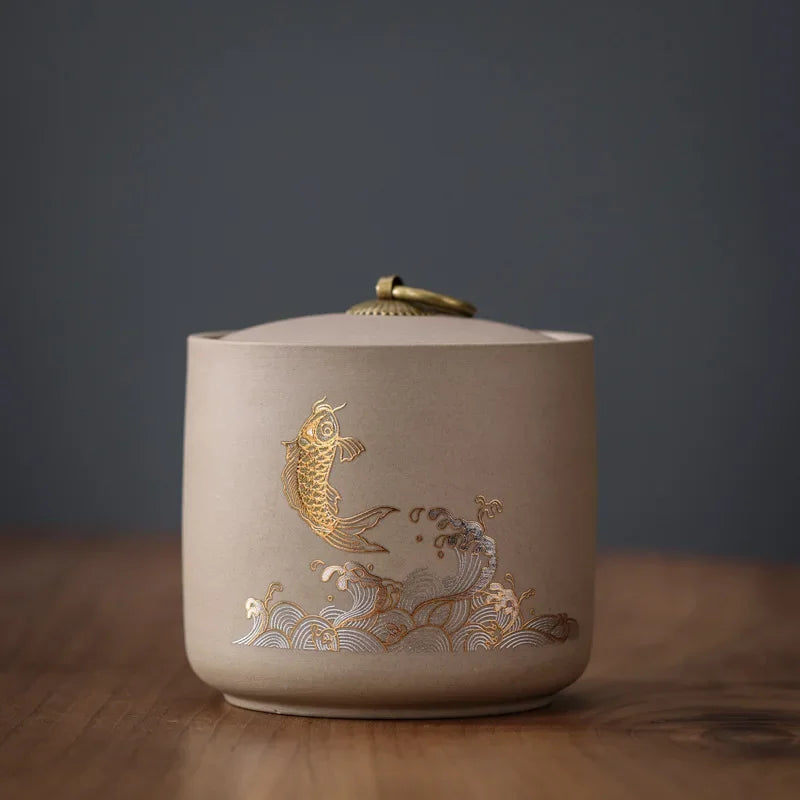 Pot à thé en porcelaine — Boîte hermétique décorative, 8 modèles