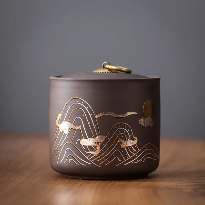 Pot à thé en porcelaine — Boîte hermétique décorative, 8 modèles