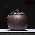 Sealed Purple Clay Tea Caddy — Airtight tea & coffee storage